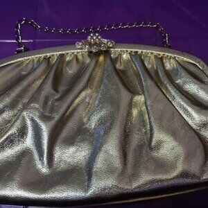 VINTAGE GOLD EVENING PURSE